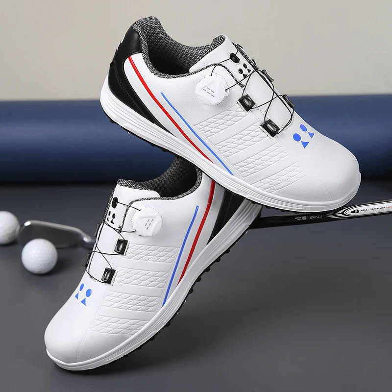 New Waterproof Golf Shoes for Men Spikeless Golf Footwears Outdoor High Quality Walking Shoes Anti Slip Athletic Sneakers
New Waterproof Golf Shoes for Men Spikeless Golf Footwears Outdoor High Quality Walking Shoes Anti Slip Athletic Sneakers