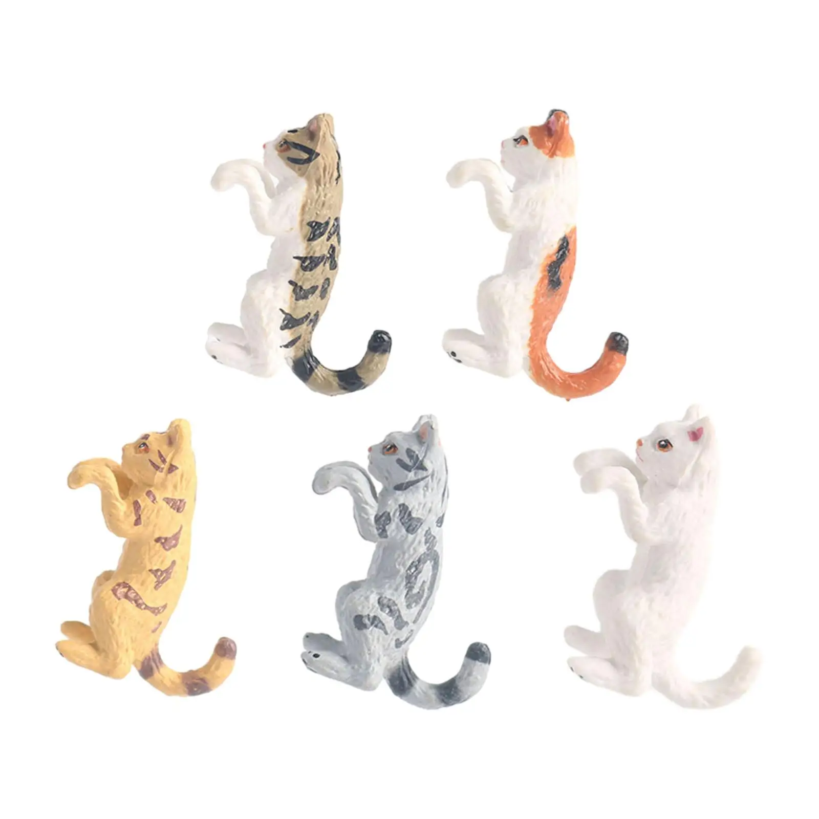 5x Hanging Animal Statue Cute Kitty Miniature Figurines Creative Aquarium Ornament for Patio Fence Lawn Balcony Aquarium Lovers
5x Hanging Animal Statue Cute Kitty Miniature Figurines Creative Aquarium Ornament for Patio Fence Lawn Balcony Aquarium Lovers