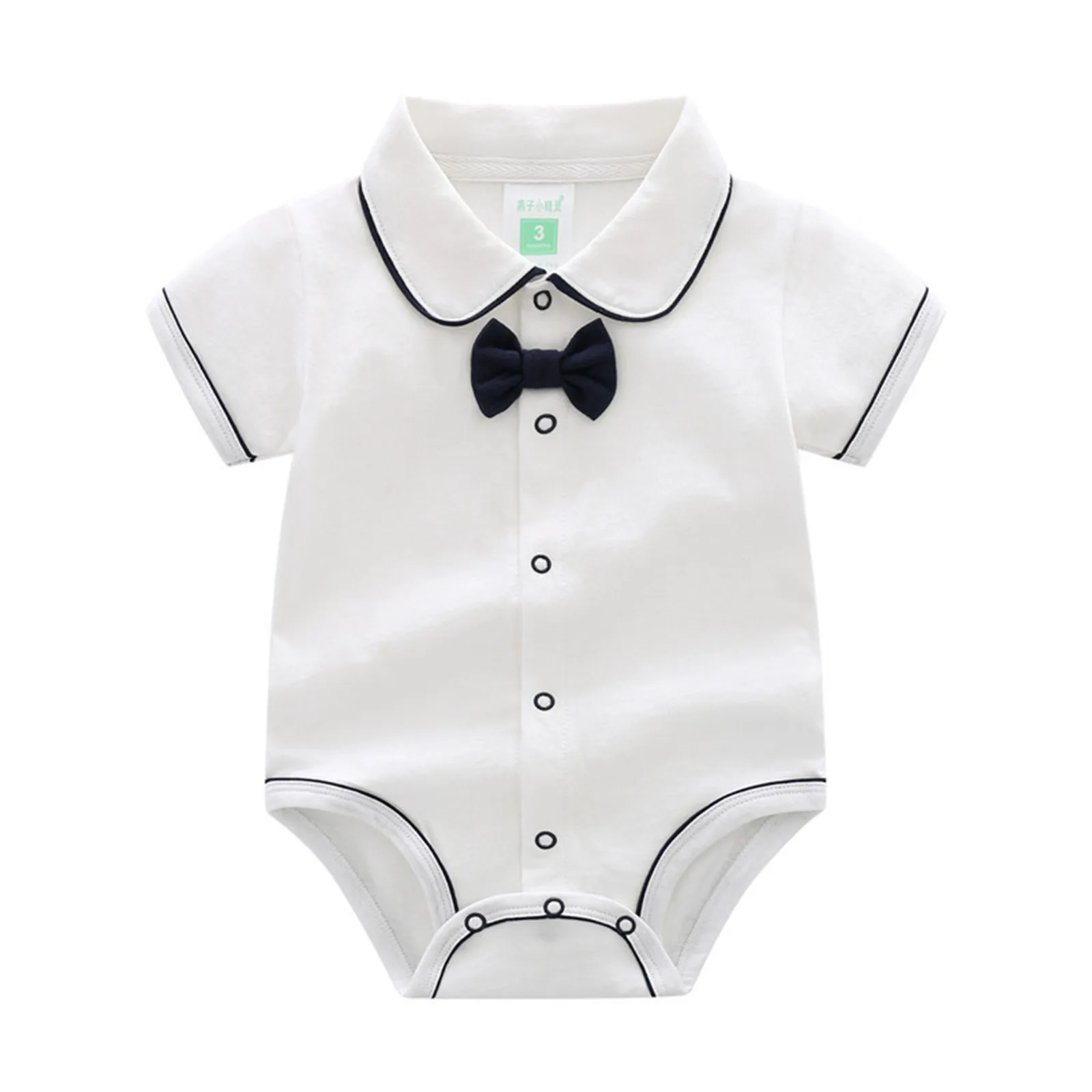 Newborn Summer Romper Baby Girls Boys Bow Tie Short Sleeve Bodysuit Toddler Banquet Wedding Party Jumpsuit Casual Crawl Clothes
Newborn Summer Romper Baby Girls Boys Bow Tie Short Sleeve Bodysuit Toddler Banquet Wedding Party Jumpsuit Casual Crawl Clothes
