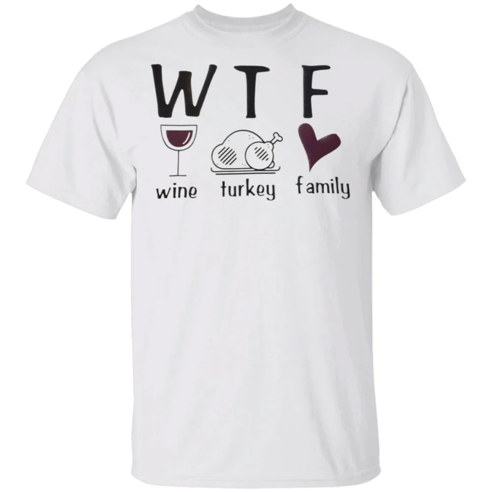 CLOOCL Thanksgiving T-shirts Wine Turkey Family Sticker Printed T-shirt 100% Cotton Tees Hip Hop Tops Men Women Clothing S-7XL
CLOOCL Thanksgiving T-shirts Wine Turkey Family Sticker Printed T-shirt 100% Cotton Tees Hip Hop Tops Men Women Clothing S-7XL