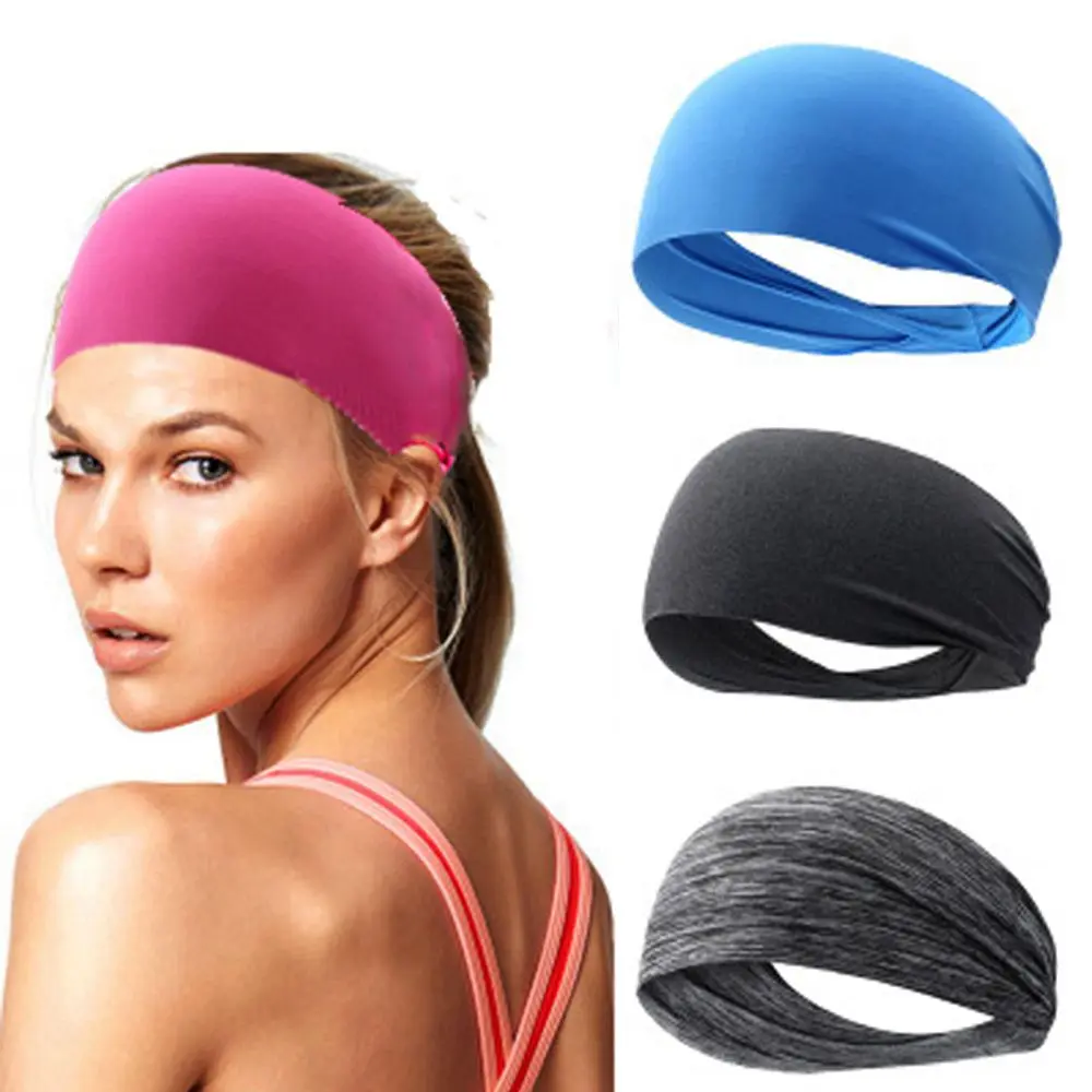 

6 Color Athletic Men/Women Fitness Bandage Yoga Headband Sport Sweatband Running Hair Band