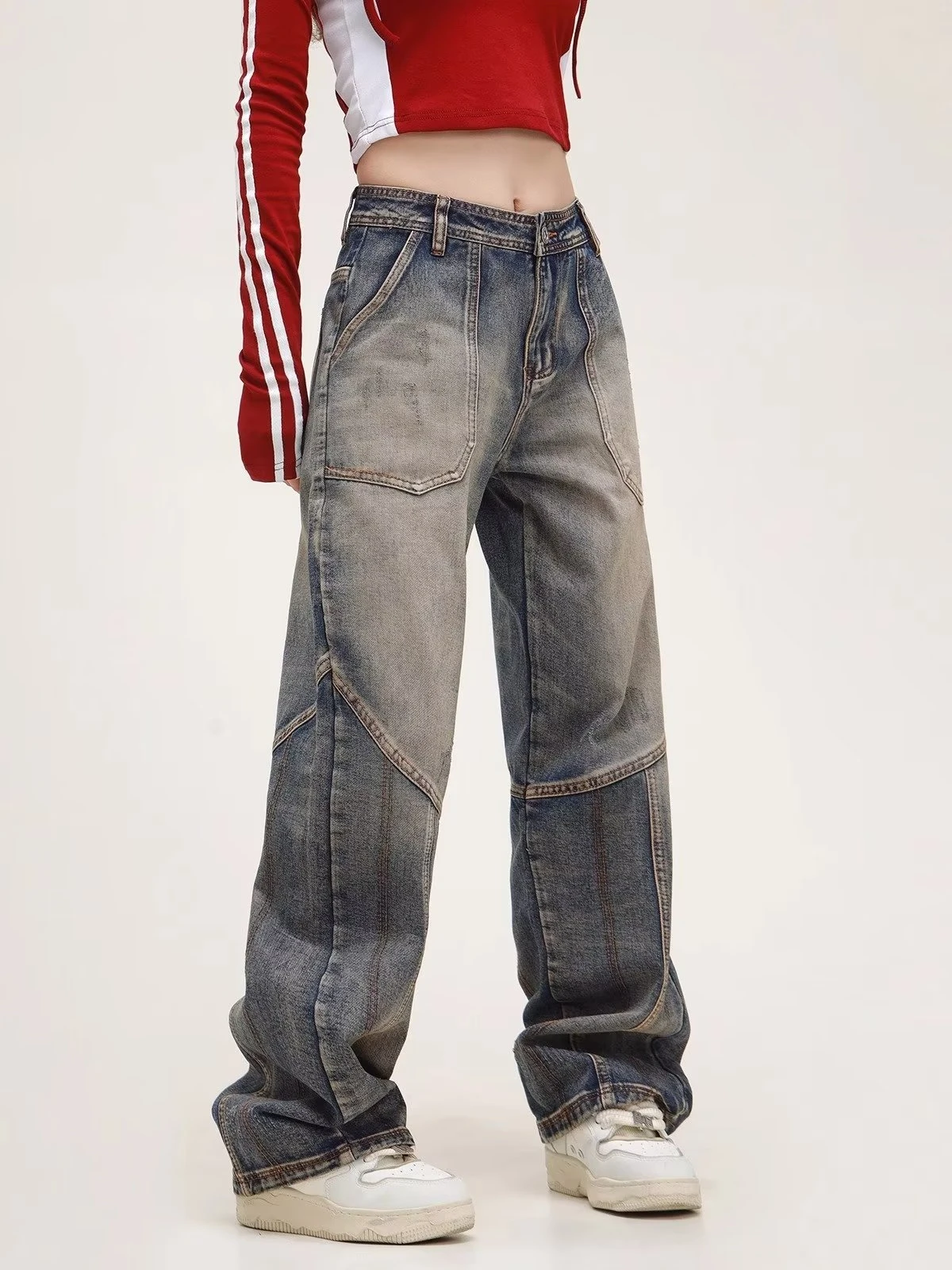 American Retro Tie Dye Washed Jeans men Lovers High Street Streetwear Fashion Baggy jeans y2k Men trousers Straight Denim Pants
American Retro Tie Dye Washed Jeans men Lovers High Street Streetwear Fashion Baggy jeans y2k Men trousers Straight Denim Pants
