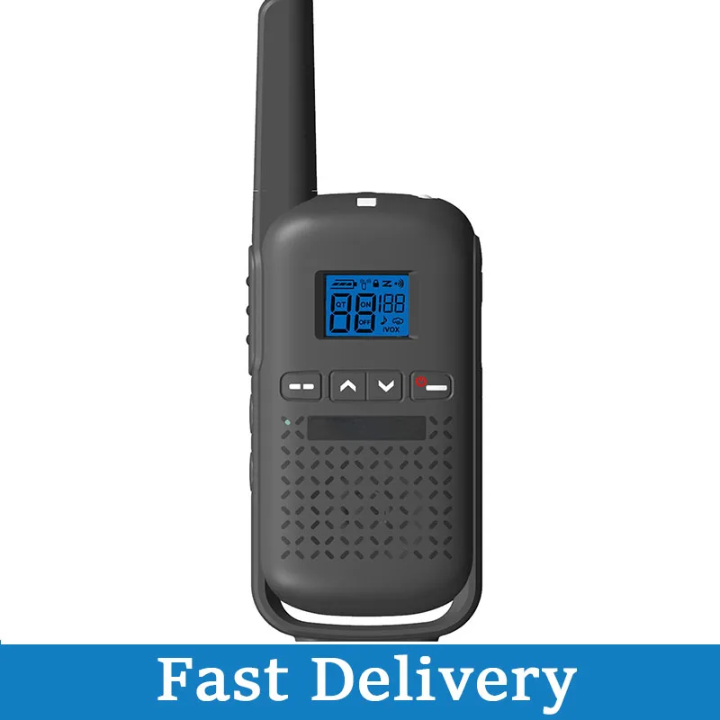 PMR446 Walkie Talkie 1500mAh Li-ion Battery рации Mini walkie-talkie AT105 with CE радиоприёмник
PMR446 Walkie Talkie 1500mAh Li-ion Battery рации Mini walkie-talkie AT105 with CE радиоприёмник