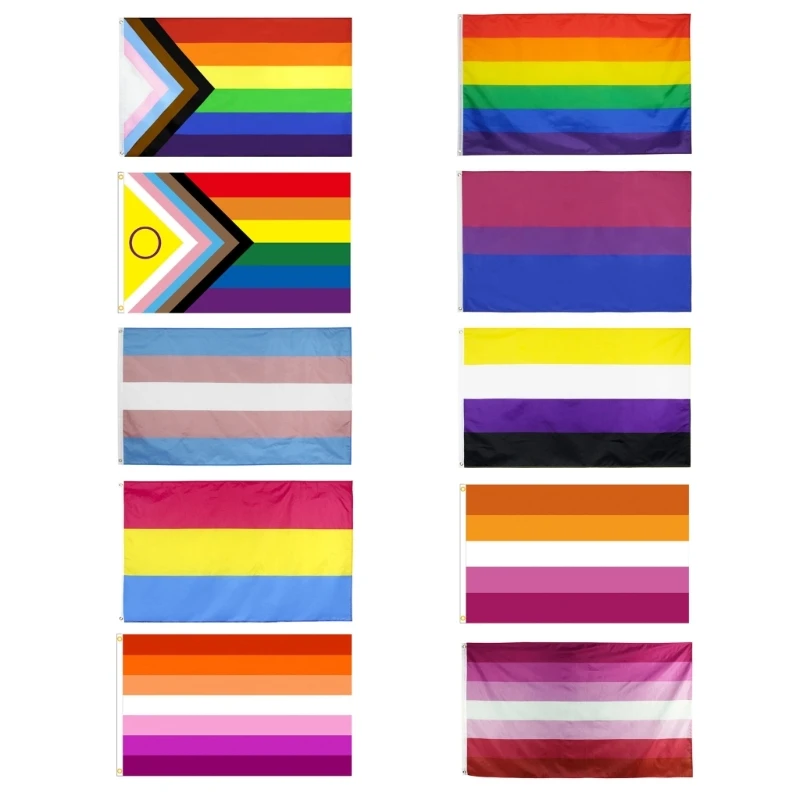 25UC Homosexual Bisexual Pride Flag 90x150cm Colorful Rainbow Flag Gay-Friendly
25UC Homosexual Bisexual Pride Flag 90x150cm Colorful Rainbow Flag Gay-Friendly