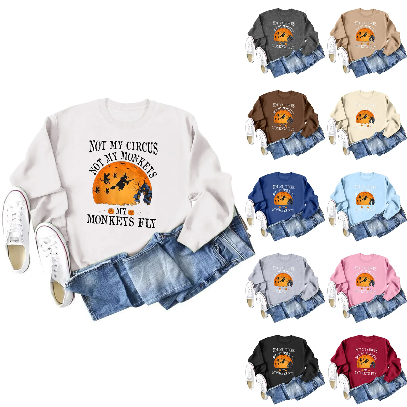 Tie Sweatshirt Women Sweatshirt Halloween Pattern Hoodie Sunday Shirt Crew Neck Pullover Fashion Womens Fitted Zip up Sweatshirt
Tie Sweatshirt Women Sweatshirt Halloween Pattern Hoodie Sunday Shirt Crew Neck Pullover Fashion Womens Fitted Zip up Sweatshirt