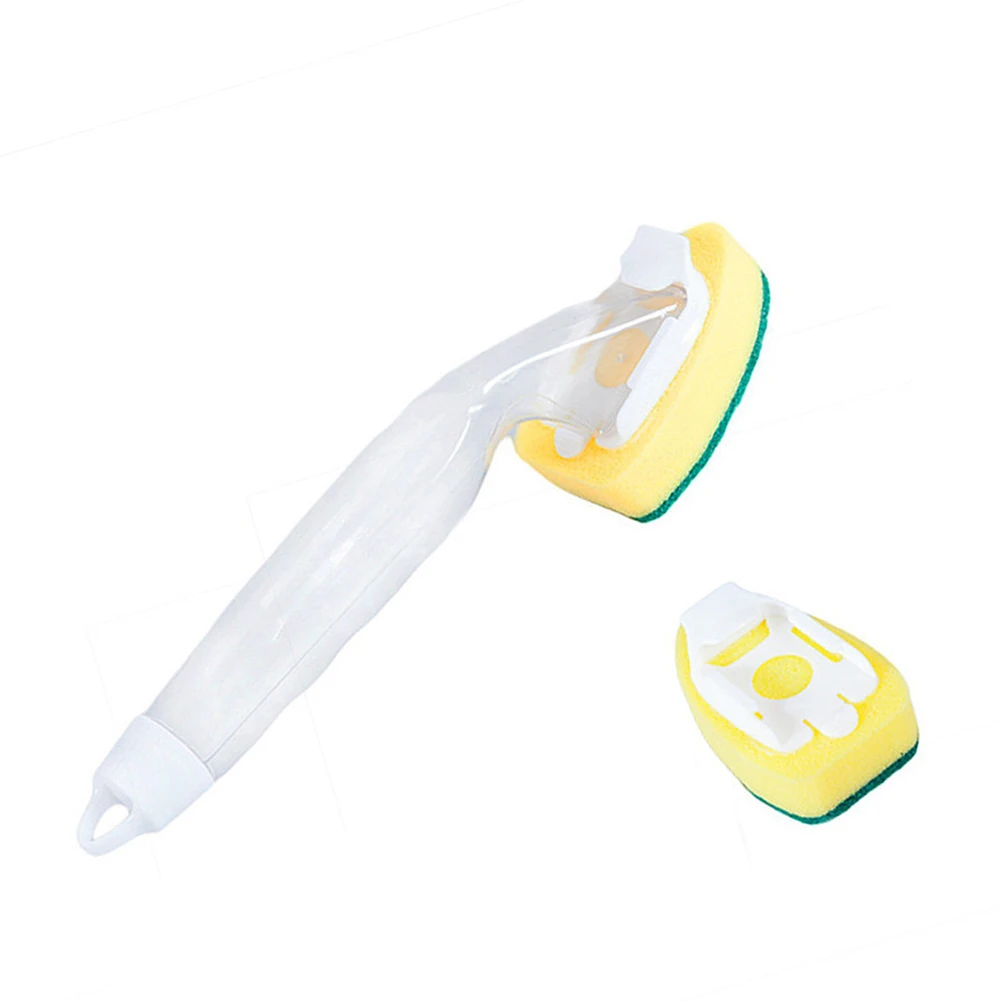 Soap Dispensing Dish Cleaning Brush Set with 1 Dish Washing Handle 9 Sponge Replacement Head Kitchen Sink Scrubber Cleaning Tool
Soap Dispensing Dish Cleaning Brush Set with 1 Dish Washing Handle 9 Sponge Replacement Head Kitchen Sink Scrubber Cleaning Tool