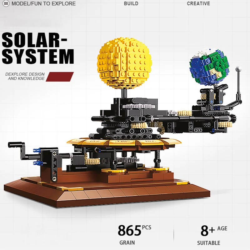 865PCS Solar System Suit Moon Earth Clock Building blocks Experiment Science Model boy Explore Assembly Toys
865PCS Solar System Suit Moon Earth Clock Building blocks Experiment Science Model boy Explore Assembly Toys