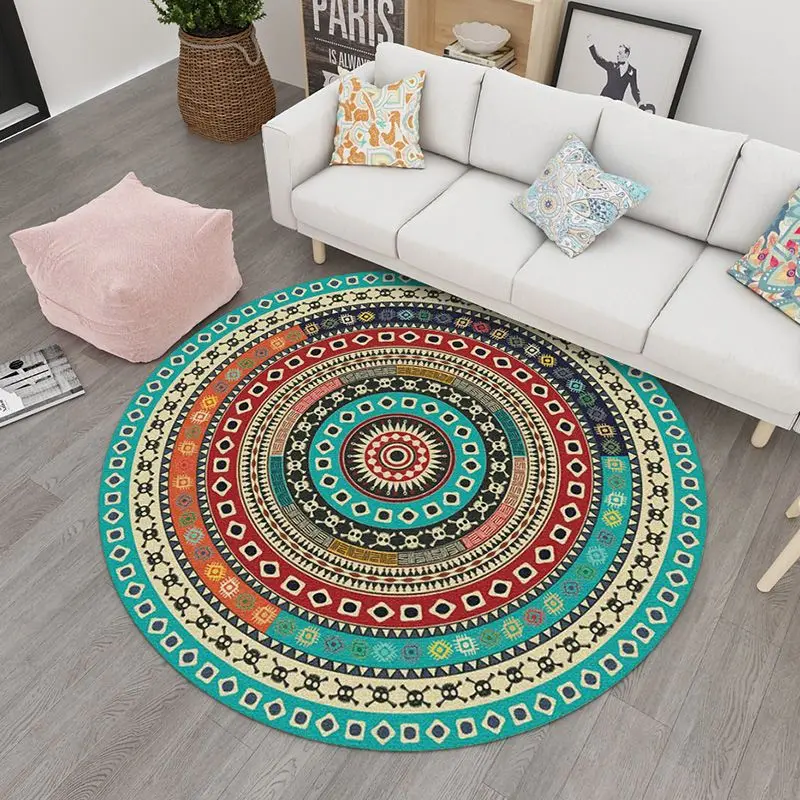 Mandala Round Carpet for Living Room Hallway Home Decoration Rug Non-slip Bedroom Study Room Chair Floor Mats Entrance Doormat
Mandala Round Carpet for Living Room Hallway Home Decoration Rug Non-slip Bedroom Study Room Chair Floor Mats Entrance Doormat