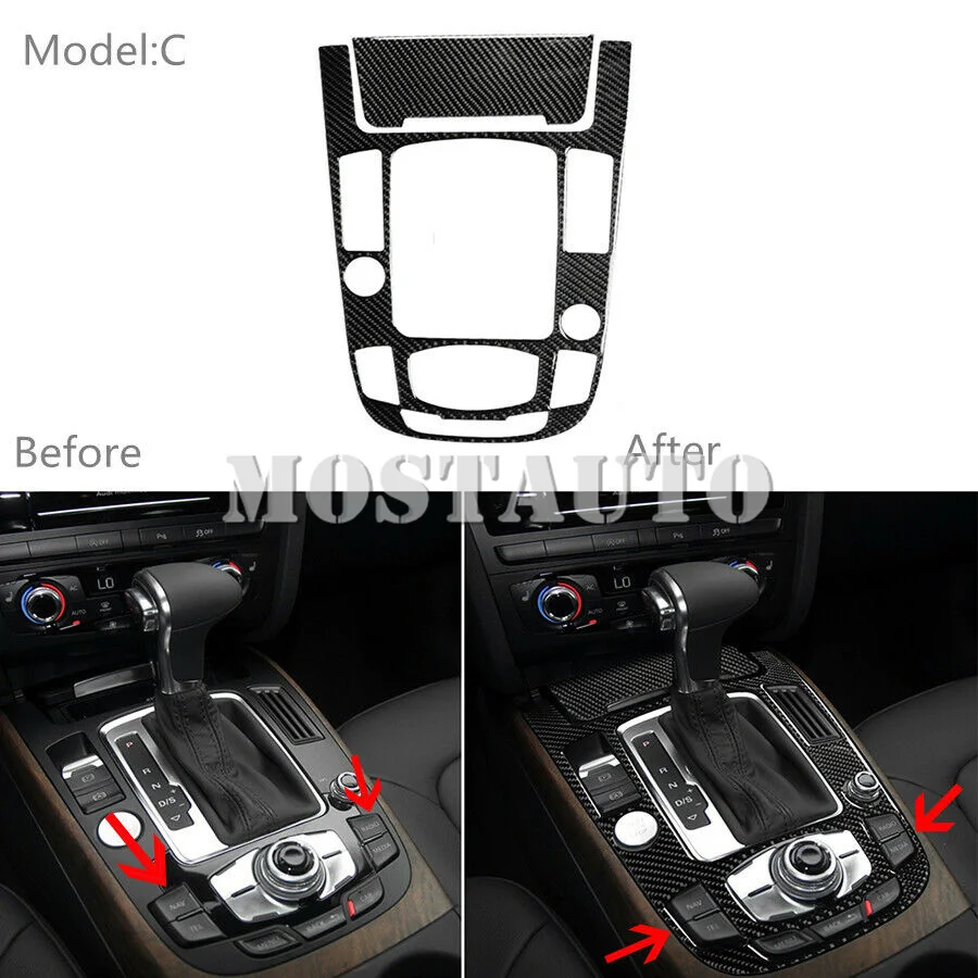 Мягкая внутренняя центральная консоль из углеродного волокна, отделка панели переключения передач для Audi A4 B8 A5 Q5 2013-2016, 2 шт. (стиль C)
Мягкая внутренняя центральная консоль из углеродного волокна, отделка панели переключения передач для Audi A4 B8 A5 Q5 2013-2016, 2 шт. (стиль C)