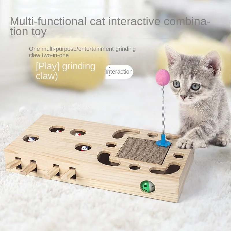 Interactive Cat Toy Grinding Claw Self-Healing Interactive Wooden Cat Toy Pet Supplies
Interactive Cat Toy Grinding Claw Self-Healing Interactive Wooden Cat Toy Pet Supplies