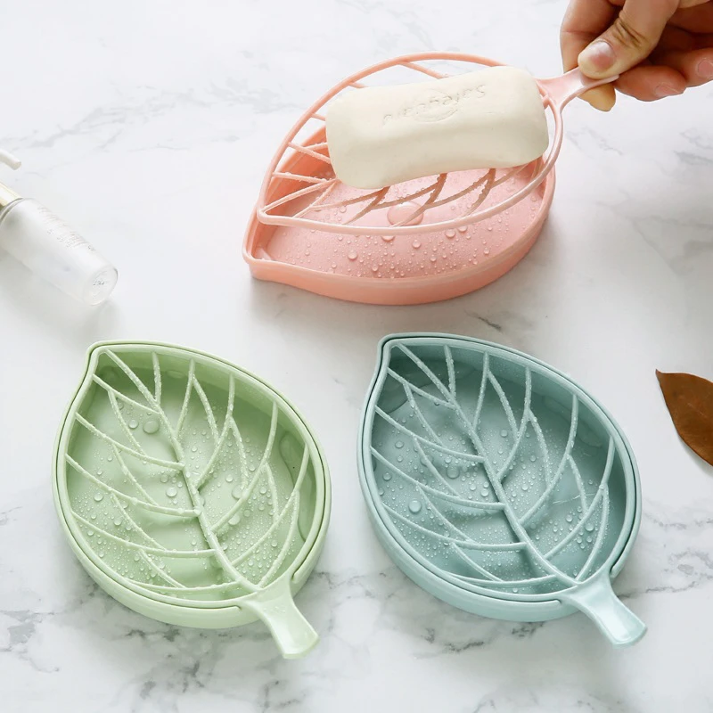 Bathroom Soap Box Anti-skid Laundry Soap Drainage Creative Leaf-shaped Double-layer Soap Tray Bracket Box Container Toilet Shelf
Bathroom Soap Box Anti-skid Laundry Soap Drainage Creative Leaf-shaped Double-layer Soap Tray Bracket Box Container Toilet Shelf