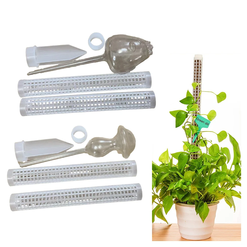 61cm Self-Watering Moss Pole Plastic Moss Pillar Set For Climbing Plants Monstera Stackable With Support Plant Care Supplies
61cm Self-Watering Moss Pole Plastic Moss Pillar Set For Climbing Plants Monstera Stackable With Support Plant Care Supplies