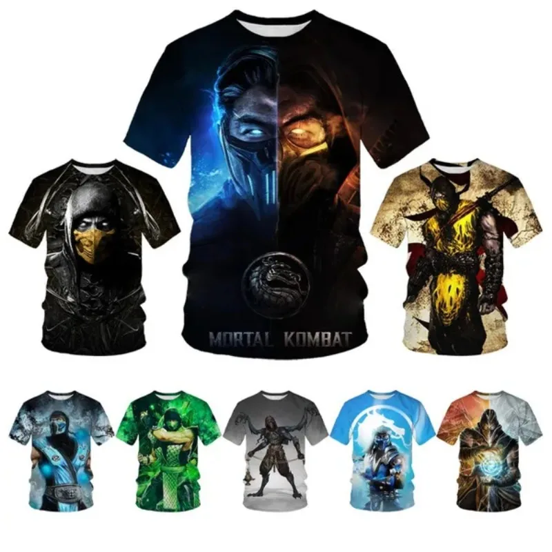 Mortal Kombat 3D Printing T Shirt Game Clothing Cosplay Casual T Shirt Popular Fighting High-quality Short-sleeved Tops Street
Mortal Kombat 3D Printing T Shirt Game Clothing Cosplay Casual T Shirt Popular Fighting High-quality Short-sleeved Tops Street