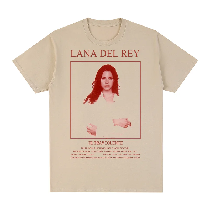 Lana Del Rey Vintage T-shirt Harajuku Casual Cotton Men T shirt New Tee Tshirt Womens Tops
Lana Del Rey Vintage T-shirt Harajuku Casual Cotton Men T shirt New Tee Tshirt Womens Tops
