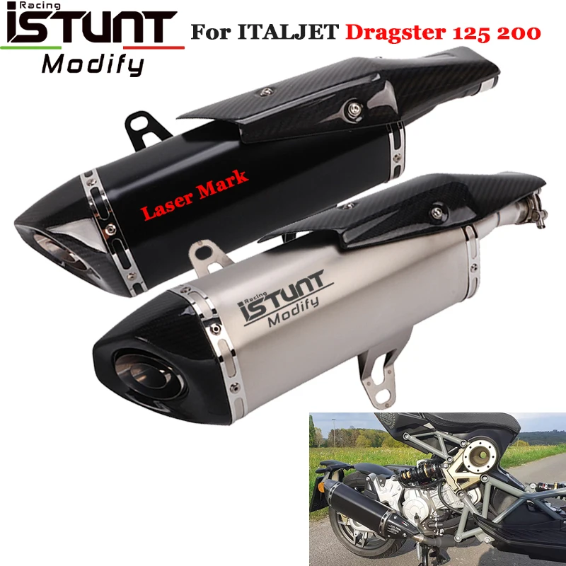 Слипоны для ITALJET Dragster 125 200 Dragster200 2021 система выхлопных газов для мотоцикла скутера, Соединительная труба, углеродный глушитель DB Killer
Слипоны для ITALJET Dragster 125 200 Dragster200 2021 система выхлопных газов для мотоцикла скутера, Соединительная труба, углеродный глушитель DB Killer