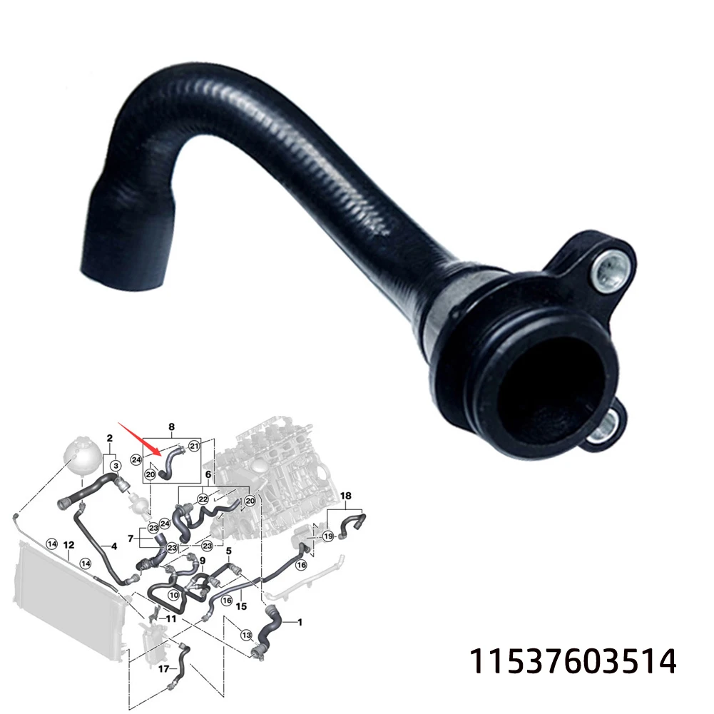 High Quality Car Coolant Hose Thermo Coolant Hose 5 Series F07 F10 FOR BMW Plastic 11537603514 Coolant Hose None
High Quality Car Coolant Hose Thermo Coolant Hose 5 Series F07 F10 FOR BMW Plastic 11537603514 Coolant Hose None