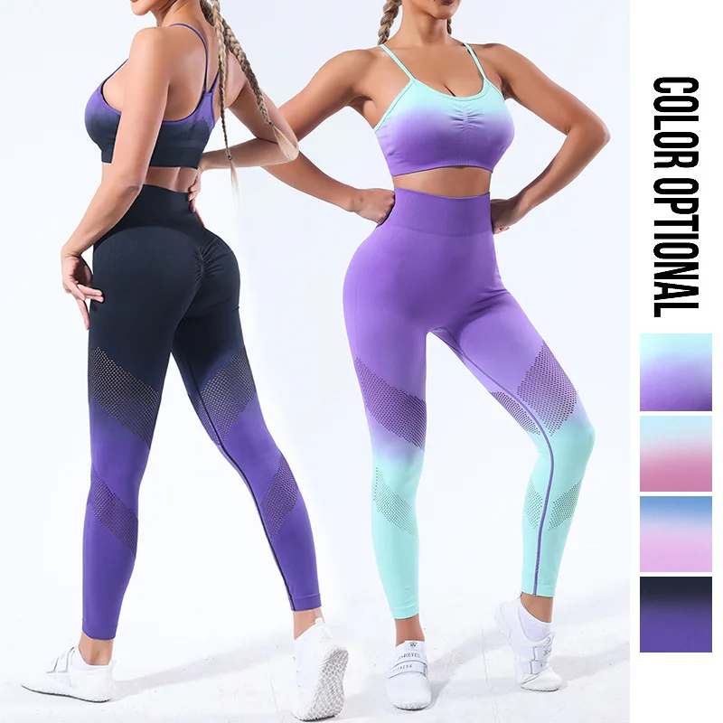 2Pcs Seamless Tie-Dyed Yoga Sets Sports Fitness High Waist Hip-lifting Pants Beauty Back Bra Suits Workout Gym Leggings Sets
2Pcs Seamless Tie-Dyed Yoga Sets Sports Fitness High Waist Hip-lifting Pants Beauty Back Bra Suits Workout Gym Leggings Sets