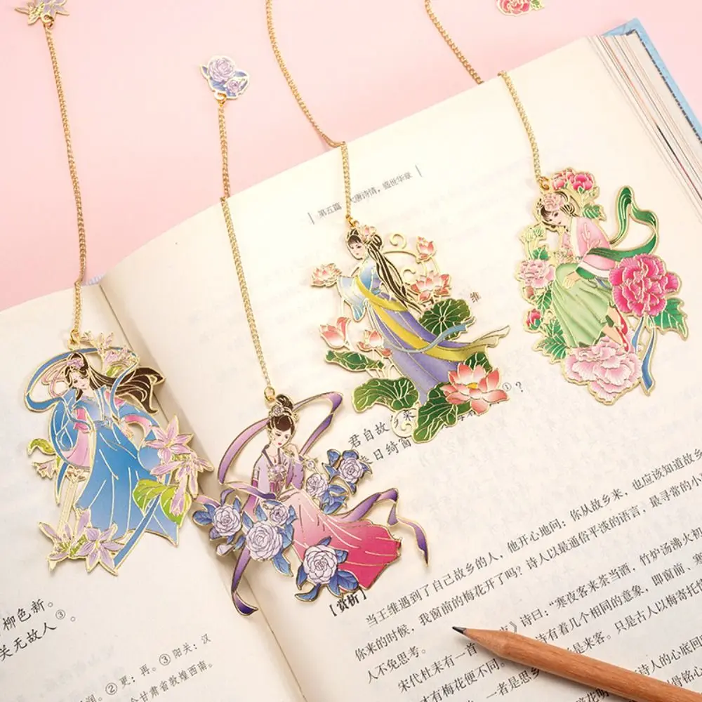 Hollow Bookmarks Stationery Flower Fairy with Tassel Pendant Book Clip Metal Pagination Mark Students
Hollow Bookmarks Stationery Flower Fairy with Tassel Pendant Book Clip Metal Pagination Mark Students