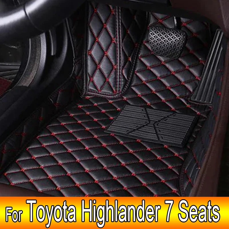 Автомобильные коврики для Toyota Highlander (гибрид/бензин), 7 сидений, 2022, 2023, автомобильные накладки на ножки, автомобильный коврик, аксессуары для интерьера
Автомобильные коврики для Toyota Highlander (гибрид/бензин), 7 сидений, 2022, 2023, автомобильные накладки на ножки, автомобильный коврик, аксессуары для интерьера