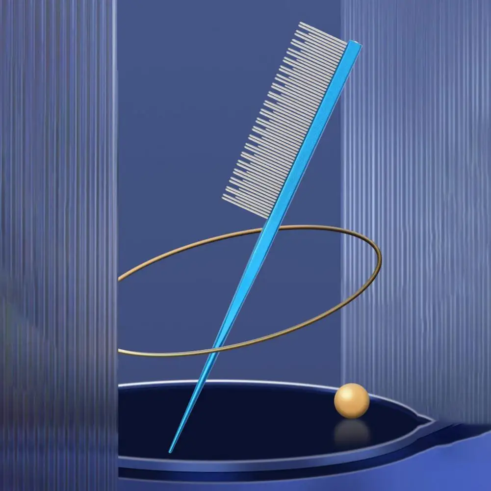 Практичная Расческа для домашних животных, тонкая работа, Металлическая Расческа с длинными короткими зубцами
Практичная Расческа для домашних животных, тонкая работа, Металлическая Расческа с длинными короткими зубцами