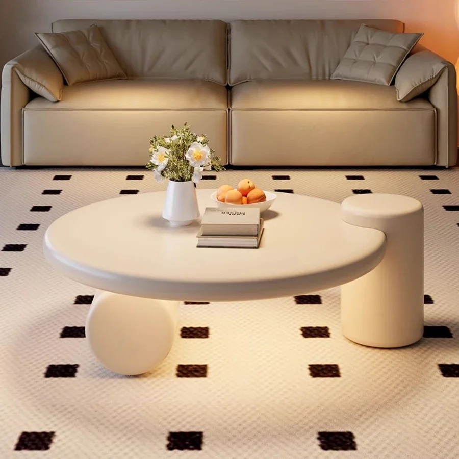 Italian Minimalist Coffee Table Living Room Round Modern Small Aesthetic White Gloss Stolik Kawowy Household Items
Italian Minimalist Coffee Table Living Room Round Modern Small Aesthetic White Gloss Stolik Kawowy Household Items