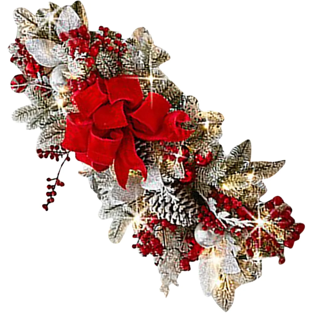 Pre-Lit Artificial Christmas Teardrop Lights 60X30Cm Decorated Berry Clusters Frosted Branches Collection Xmas Wall
Pre-Lit Artificial Christmas Teardrop Lights 60X30Cm Decorated Berry Clusters Frosted Branches Collection Xmas Wall
