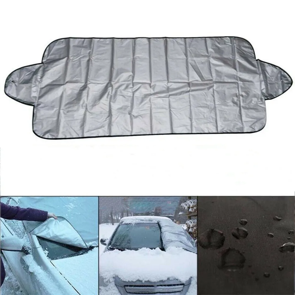 Foldable Auto Windshield Snow Cover Cap Frost Guard Ice Winter Silver Ribbon 70x150cm Windshield Sunshades Exterior Accessories
Foldable Auto Windshield Snow Cover Cap Frost Guard Ice Winter Silver Ribbon 70x150cm Windshield Sunshades Exterior Accessories