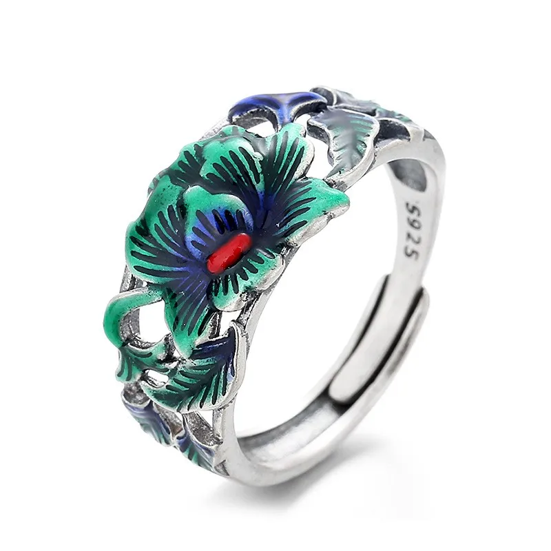 801FJ ZFSILVER Silver S925 Fashion Luxury Adjustable Retro Color Braised Glaze Louts Carp Fish Rings Girls Women Wedding Jewelry
801FJ ZFSILVER Silver S925 Fashion Luxury Adjustable Retro Color Braised Glaze Louts Carp Fish Rings Girls Women Wedding Jewelry