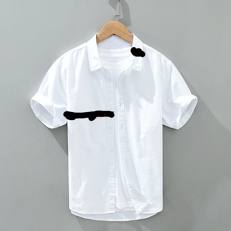 Patchwork Fashion Short Sleeve Shirt Men's Summer Cotton Oxford Casual Handsome Shirt Design Sense
Patchwork Fashion Short Sleeve Shirt Men's Summer Cotton Oxford Casual Handsome Shirt Design Sense