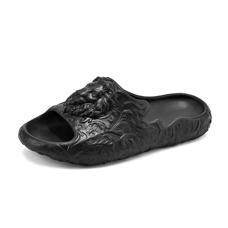 High Quality Men Slippers Design Lion's Head Sides Outdoor Sandals Beach Men Casual Shoes Men Flip-flops Men's Indoor Slippers
High Quality Men Slippers Design Lion's Head Sides Outdoor Sandals Beach Men Casual Shoes Men Flip-flops Men's Indoor Slippers