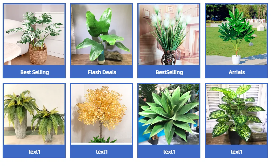 Shop Generic 8095CM Artificial Large Tropical Plants Simulation Palm