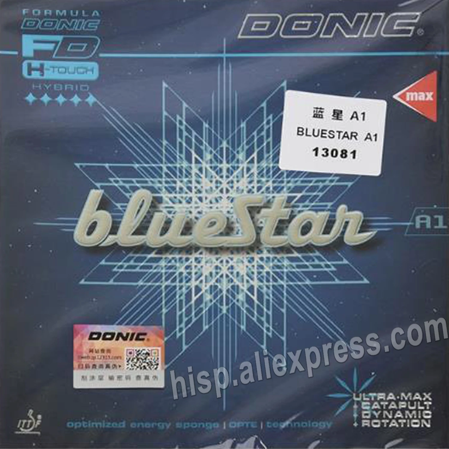 Ракетка DONIC BLUESTAR A1 Резиновая для настольного тенниса, ракетка для пинг-понга, 13081
Ракетка DONIC BLUESTAR A1 Резиновая для настольного тенниса, ракетка для пинг-понга, 13081