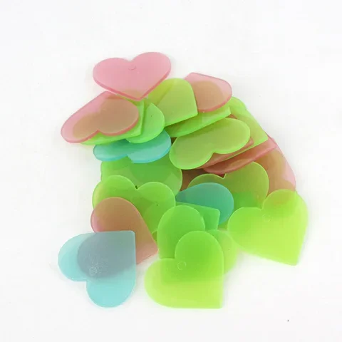 100pcs Luminous Heart-shaped Wall Stickers Glow In The Dark Home decor Sticker art Decals for children's rooms Colorful Stickers
100pcs Luminous Heart-shaped Wall Stickers Glow In The Dark Home decor Sticker art Decals for children's rooms Colorful Stickers