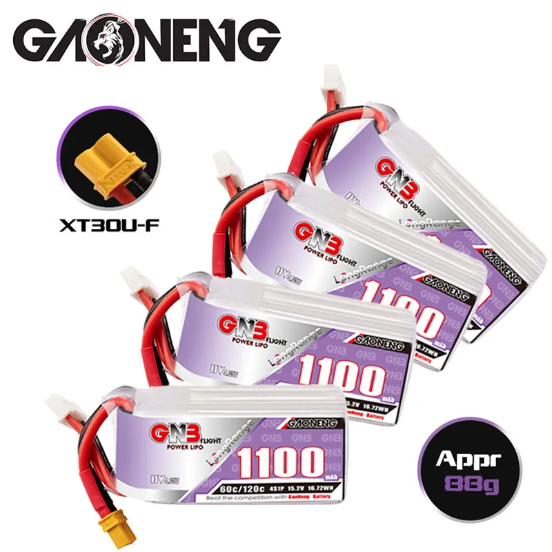 RC FPV Racing Drone 15.2v 1100mAh 60c/120c LiPo Battery RC Helicopter Quadcopter Spare Parts Parts HV 4s Drones Battery
RC FPV Racing Drone 15.2v 1100mAh 60c/120c LiPo Battery RC Helicopter Quadcopter Spare Parts Parts HV 4s Drones Battery