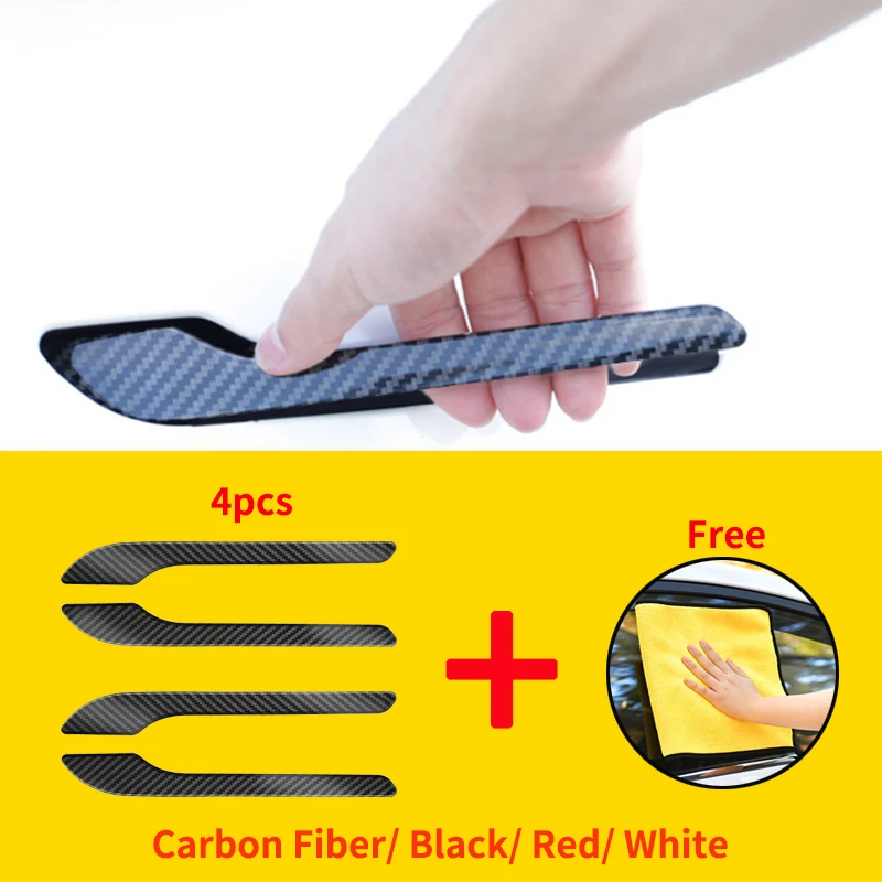 Tesla Model 3 Y Door Handles Cover Carbon Fiber Wrap Decoration Stickers ABS Black White Red 4pcs Protector Decal Accessories
Tesla Model 3 Y Door Handles Cover Carbon Fiber Wrap Decoration Stickers ABS Black White Red 4pcs Protector Decal Accessories