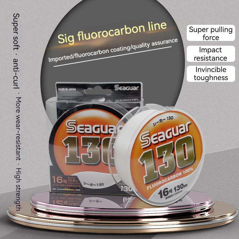 Japan Seaguar Lua Carbon Line Deep Sea Big Game Fishing Sub Line 130/150m High Strength Imported Carbon Front Guide Line
Japan Seaguar Lua Carbon Line Deep Sea Big Game Fishing Sub Line 130/150m High Strength Imported Carbon Front Guide Line