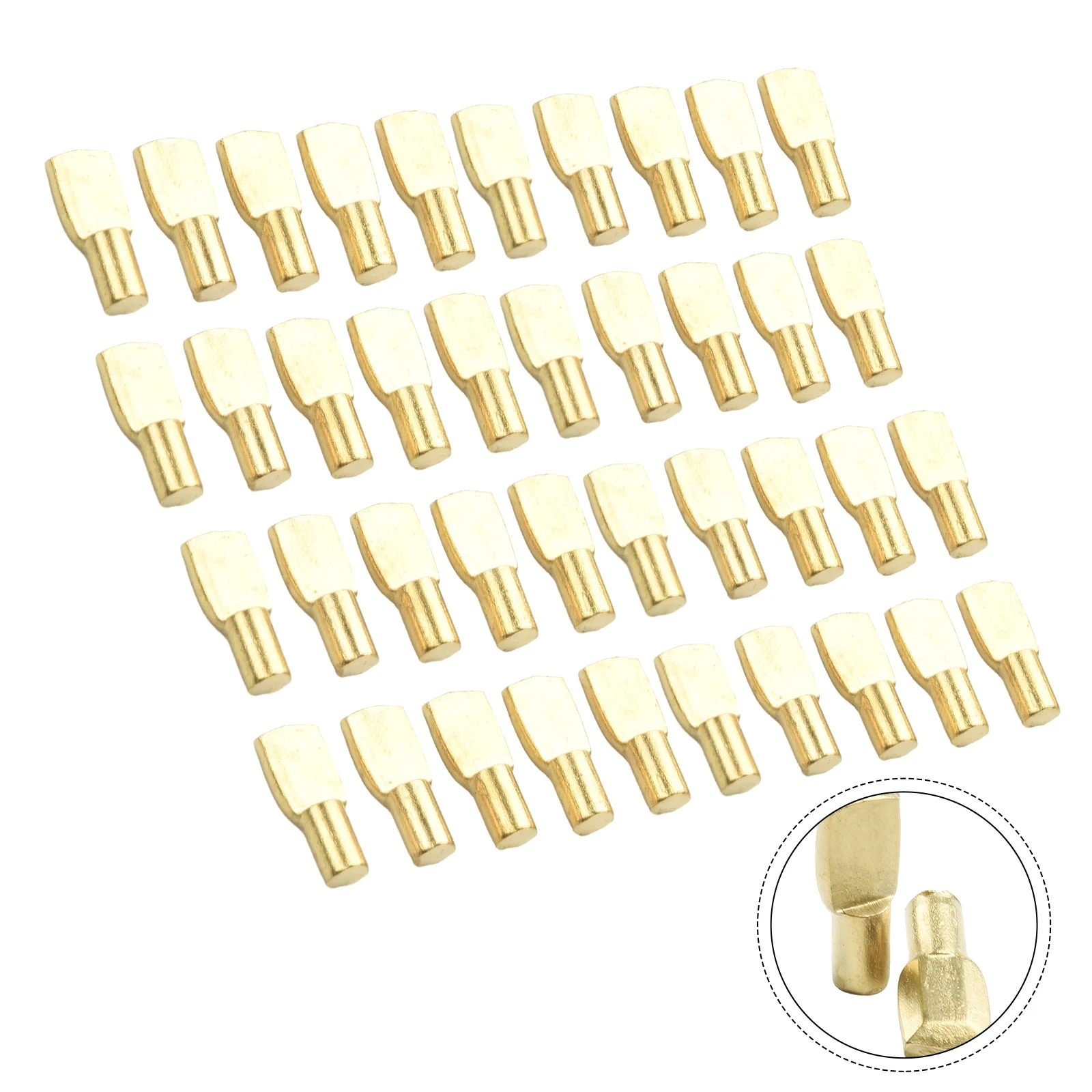 50 Pcs GOLD Shelf Support Pegs Cabinet Closet Laminate Pins Glass Nickel Plated Pins Fixing Bracket Shelf Bracket Furniture
50 Pcs GOLD Shelf Support Pegs Cabinet Closet Laminate Pins Glass Nickel Plated Pins Fixing Bracket Shelf Bracket Furniture