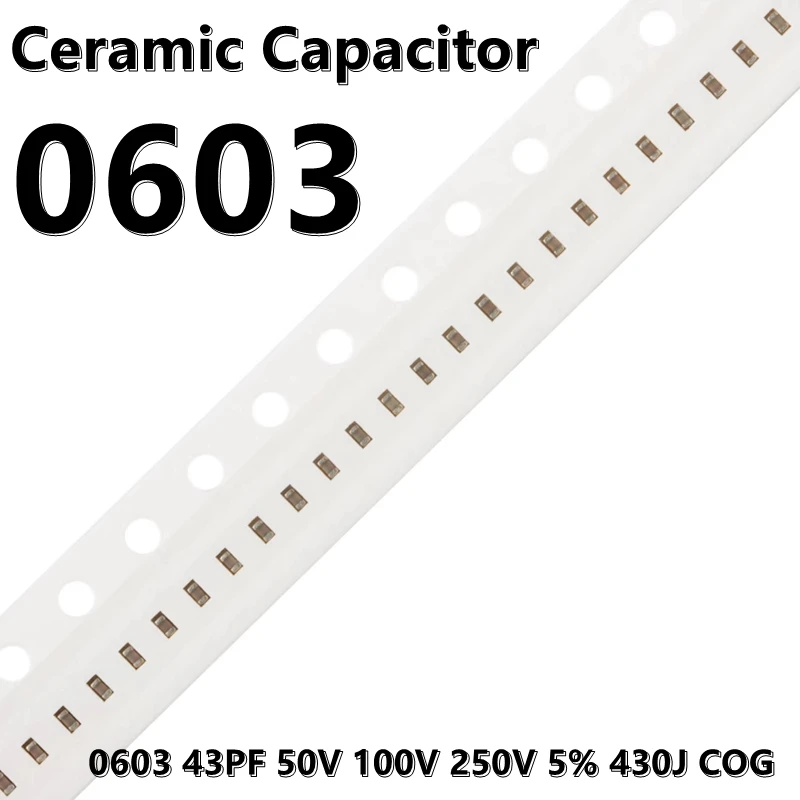 (100 шт.) 0603 43PF 50 в 100 в 250 в 5% 430J COG 1608 SMD керамические конденсаторы
(100 шт.) 0603 43PF 50 в 100 в 250 в 5% 430J COG 1608 SMD керамические конденсаторы