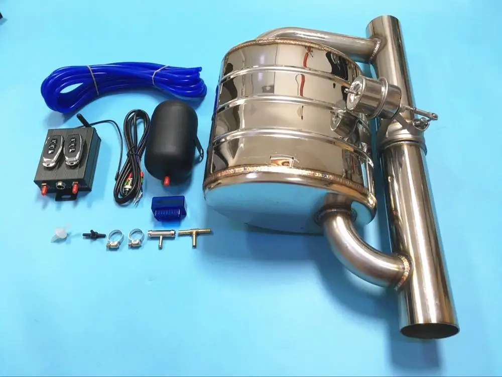 304 Stainless Steel Exhaust Valve Muffler with cutout valve
304 Stainless Steel Exhaust Valve Muffler with cutout valve