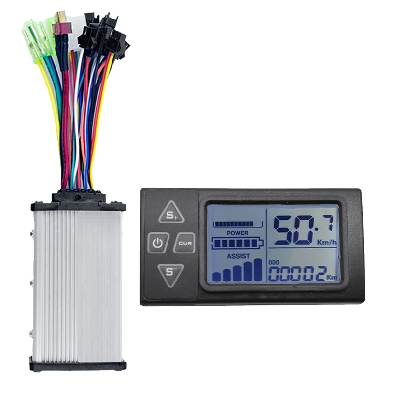 24V/36V/48V S861 LCD Ebike Display Dashboard+36V 350W Sine Wave Controller for Electric Bike BLDC Controller(5PIN)
24V/36V/48V S861 LCD Ebike Display Dashboard+36V 350W Sine Wave Controller for Electric Bike BLDC Controller(5PIN)