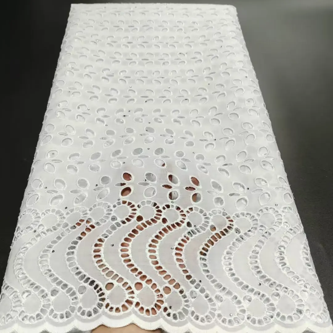 White Cotton African Lace Fabric 5 Yards Swiss Voile White Lace Fabrics Nigerian Lace Fabrics Dry Lace Fabric For DIY Sewing
White Cotton African Lace Fabric 5 Yards Swiss Voile White Lace Fabrics Nigerian Lace Fabrics Dry Lace Fabric For DIY Sewing
