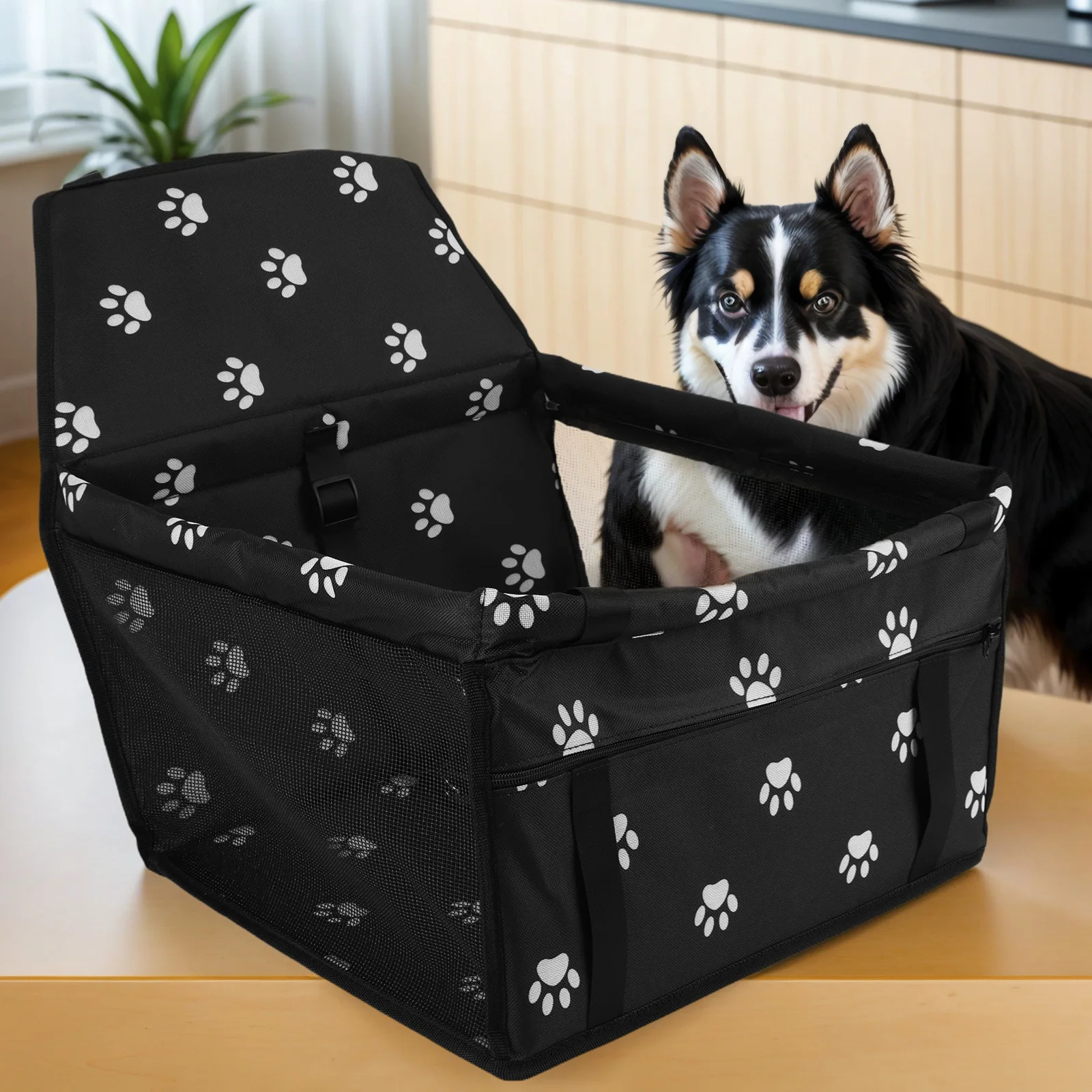 Dog Car Seat Dog Booster Car Seat with Safety Belt Folding Pet Car Seat Breathable Puppy Travel Carrier for Outdoor Travel: 3 - 5 Days Free Delivery Only UK Dog Car Seat Dog Booster Car Seat with Safety Belt Folding Pet Car Seat Breathable Puppy Travel Carrier for Outdoor Travel: 3 - 5 Days Free Delivery Only UK