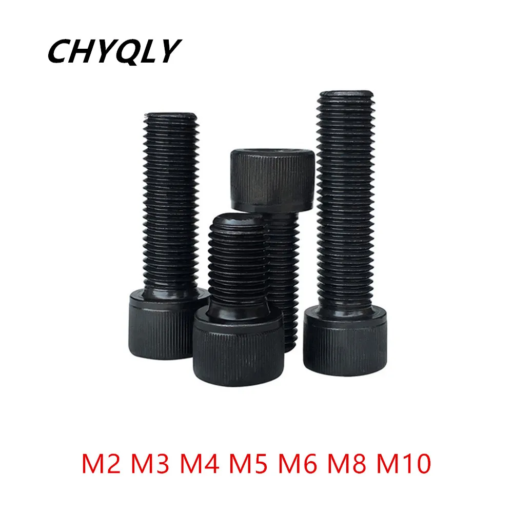 12.9 Grade High Strength Black Hexagon Socket Screw M8 M10 Alloy Cylinder Head Bolts
12.9 Grade High Strength Black Hexagon Socket Screw M8 M10 Alloy Cylinder Head Bolts