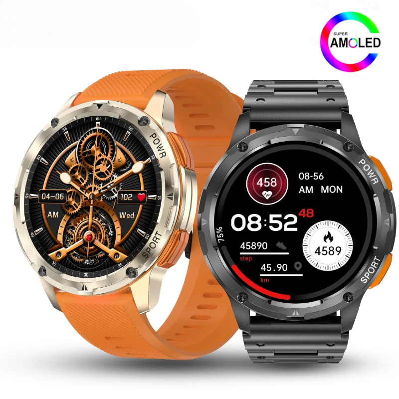 

Original Ultra Smart Watch Tank T2 AMOLED Always-on Display Bluetooth Call Men's Smartwatch IP68 Waterproof 100+ Sports Modes