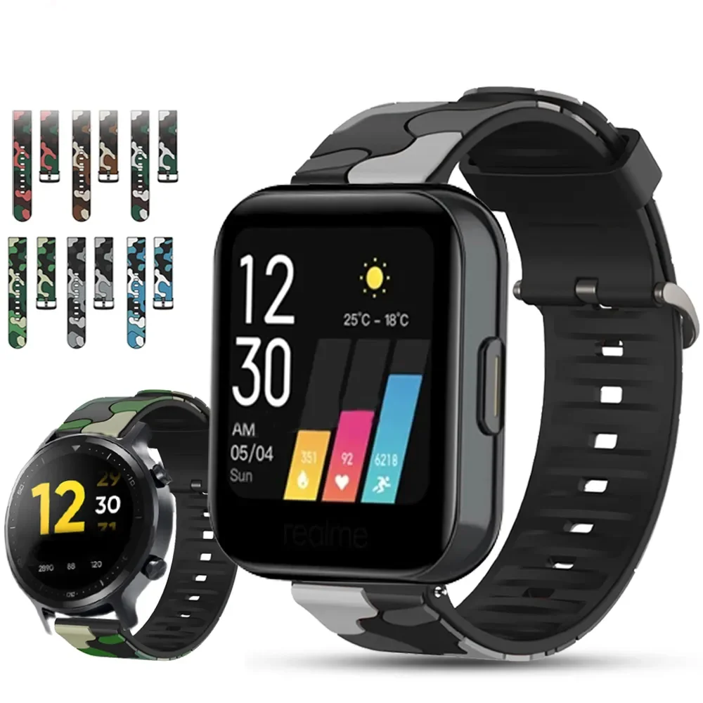 Camouflage Silicone Strap For Realme Watch S Pro Smart Watch Band Sports Wristband For Realme Watch Real Me S Bracelet Correa
Camouflage Silicone Strap For Realme Watch S Pro Smart Watch Band Sports Wristband For Realme Watch Real Me S Bracelet Correa