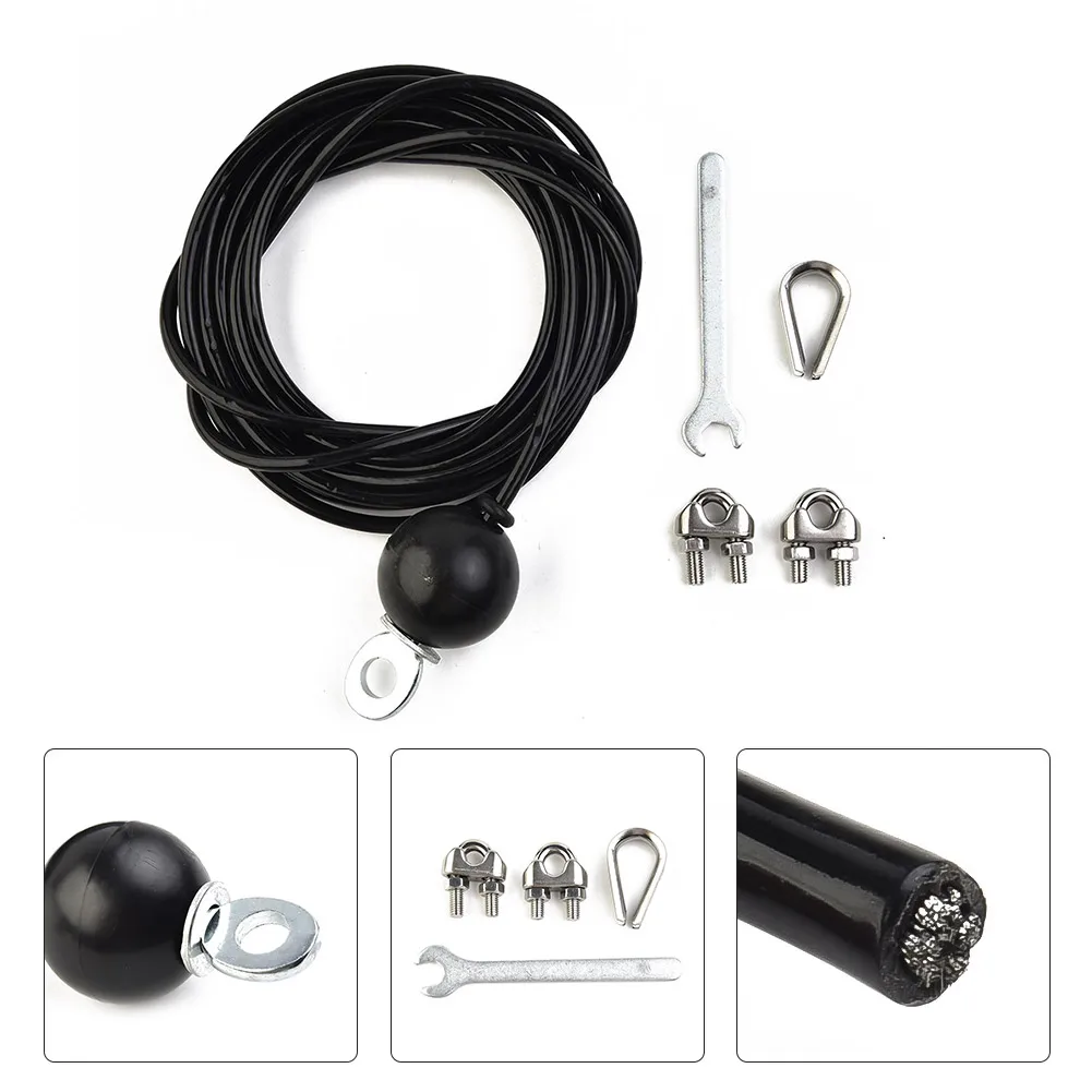 4 Meters Adjustable Gym Cable Wire Rope Heavy Duty Steel Replacement Accessories For Home Gym Fitness Cable Pulley Parts
4 Meters Adjustable Gym Cable Wire Rope Heavy Duty Steel Replacement Accessories For Home Gym Fitness Cable Pulley Parts