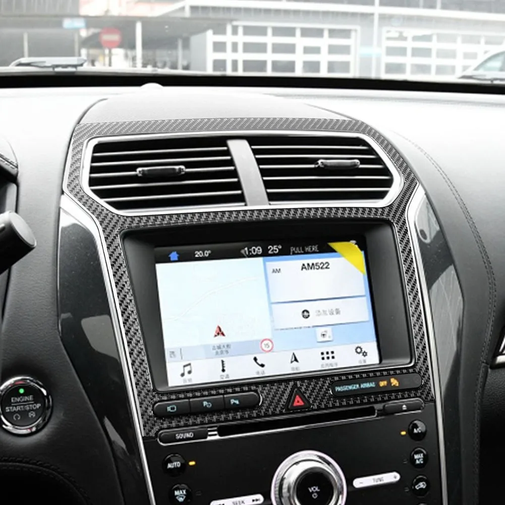 Carbon Fiber Navigation Panel Frame Cover For Ford Explorer 2013-2019 GPS Trim Accessory Comfortable Durable New
Carbon Fiber Navigation Panel Frame Cover For Ford Explorer 2013-2019 GPS Trim Accessory Comfortable Durable New