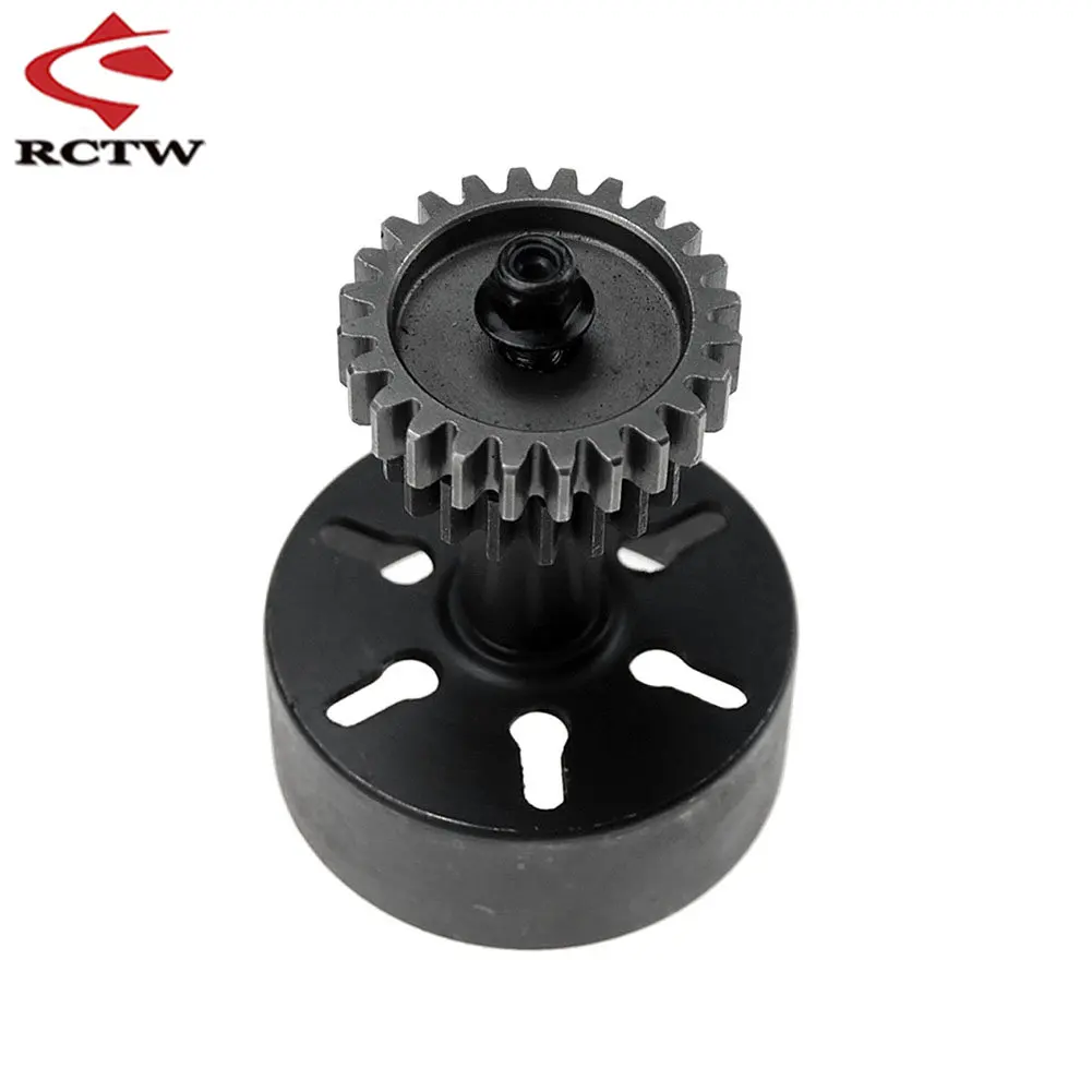

High-quality 2 Speed Clutch Bell & Gear 19t 24t Set for 1/5 Losi 5ive T ROFUN ROVAN LT King Motor X2 Rc Car Truck Upgrade Parts
