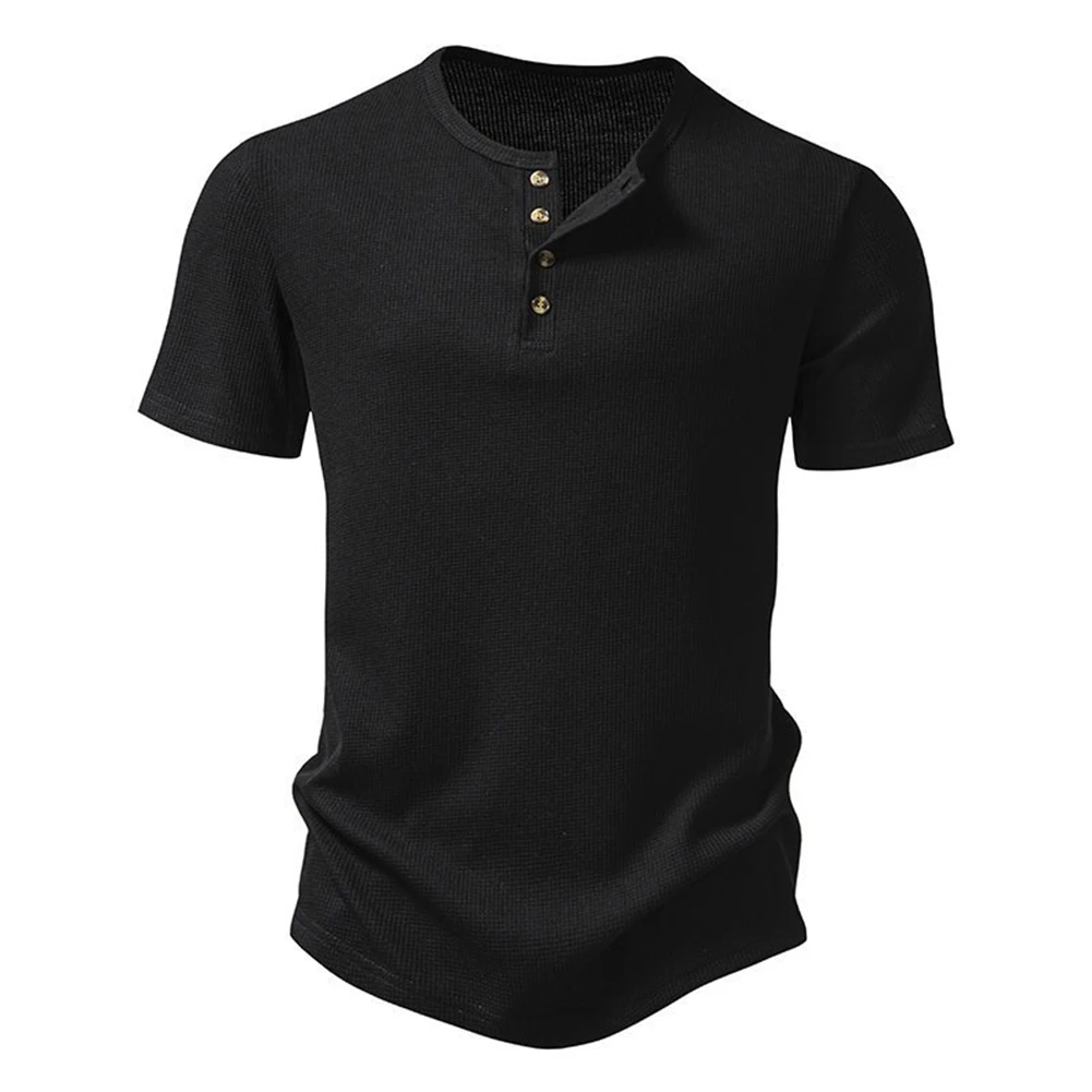 Men Summer O Neck Short Sleeve Button T Shirt Tee Casual Loose Top Breathable T Shirt Wolfgang Minimalist Soft Male T-shirts
Men Summer O Neck Short Sleeve Button T Shirt Tee Casual Loose Top Breathable T Shirt Wolfgang Minimalist Soft Male T-shirts