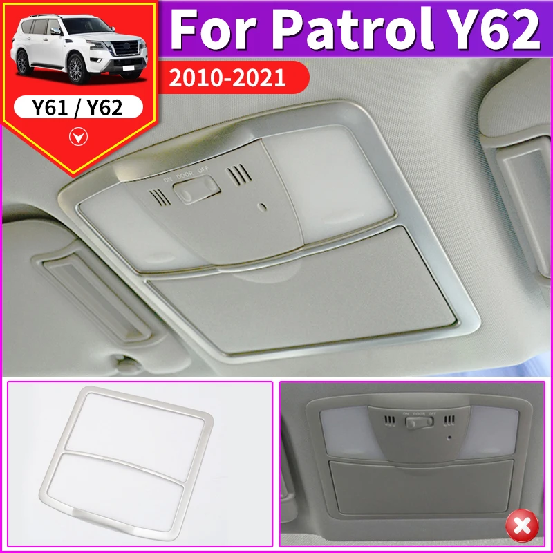 Dedicated to Patrol Reading Light Frame For Nissan Y62 Roof Reading Light Decoration Frame Highlight Strip Interior Modification
Dedicated to Patrol Reading Light Frame For Nissan Y62 Roof Reading Light Decoration Frame Highlight Strip Interior Modification